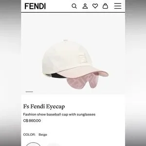 Fendi | Accessories | Fendi Hat With Built In Sunglasses  display picture 2